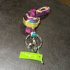 Plum crazy NWT Vera Bradley lanyard